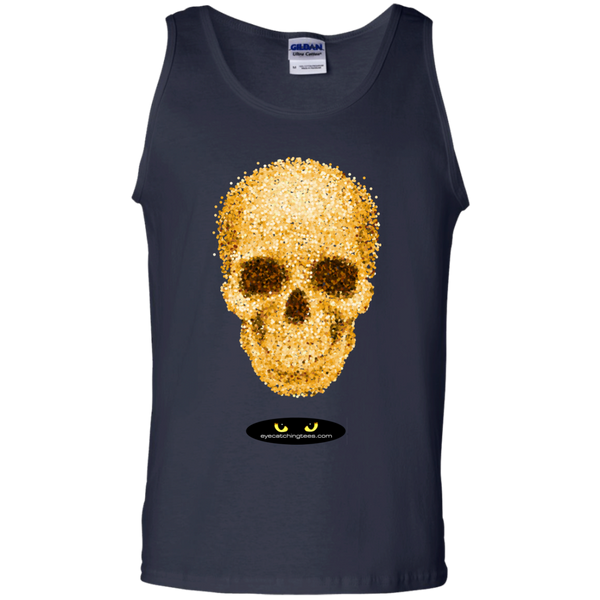 Golden Skull - 100% Cotton Tank Top