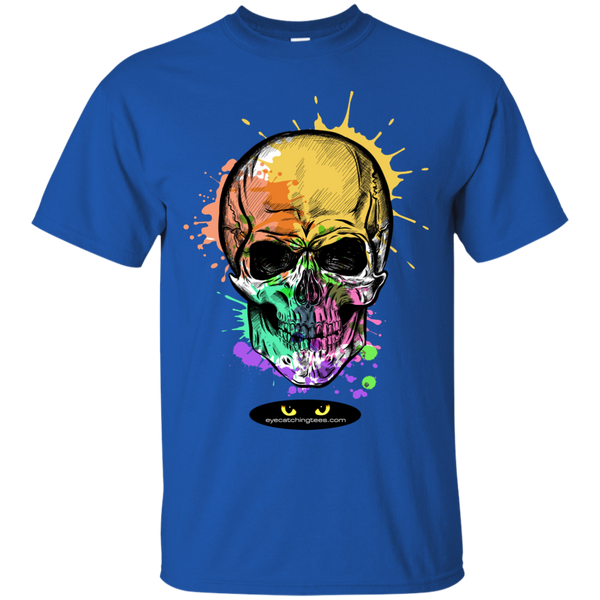 Beautiful Watercolor Skull - Custom Ultra Cotton T-Shirt