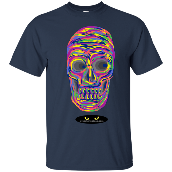 VERY Colorful Skull - Custom Ultra Cotton T-Shirt