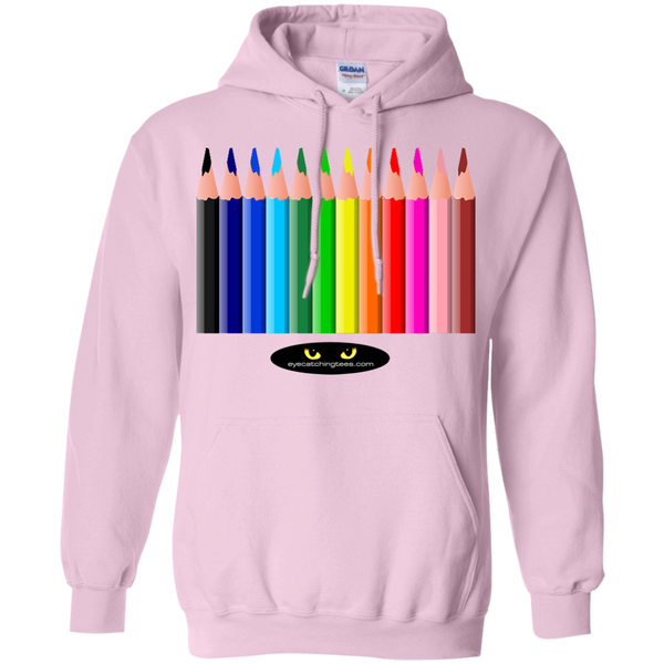 Hot Colored Pencils - Pullover Hoodie