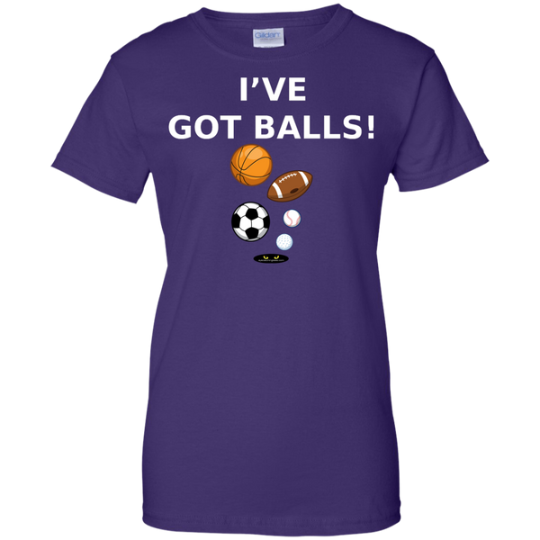 I've Got BALLS! - Ladies' 100% Cotton Tee