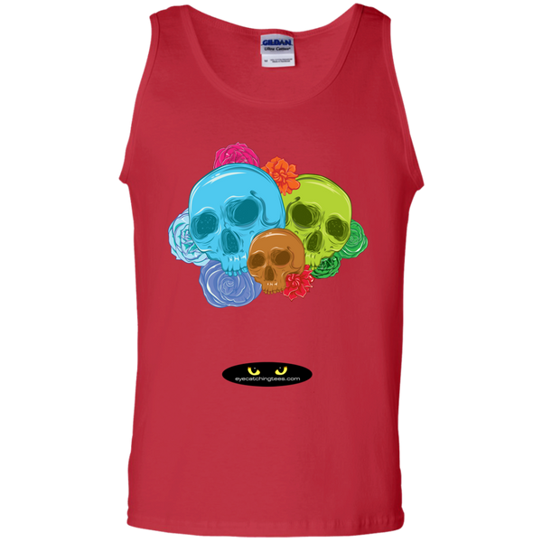 Skulls & Roses - 100% Cotton Tank Top