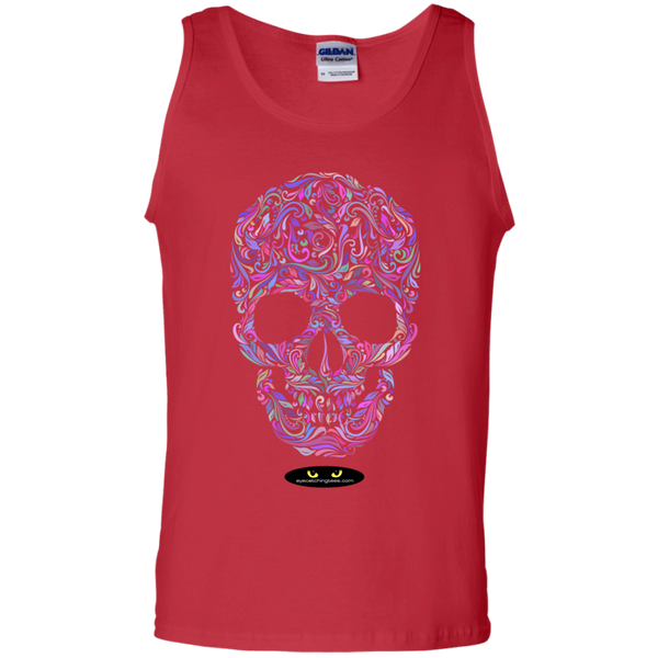 Colorful Skull - 100% Cotton Tank Top