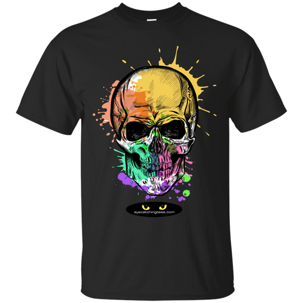 Beautiful Watercolor Skull - Custom Ultra Cotton T-Shirt