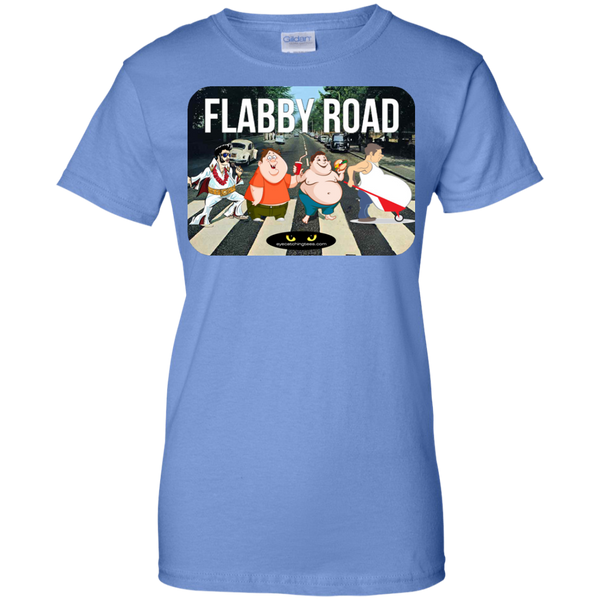 FLABBY ROAD - Ladies' 100% Cotton T-Shirt