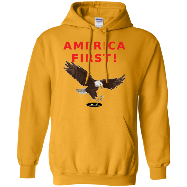 AMERICA FIRST! - Pullover Hoodie