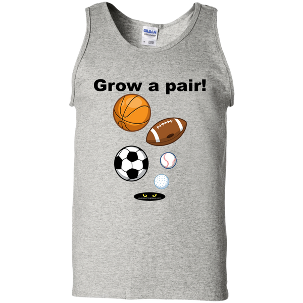 Grow a oair! _ 100% Cotton Tank Top