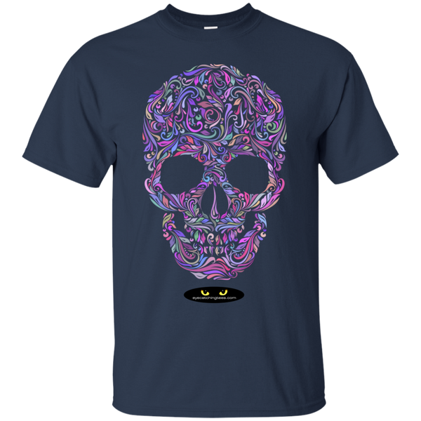 Colorful Skull Design - Ultra Cotton T-Shirt