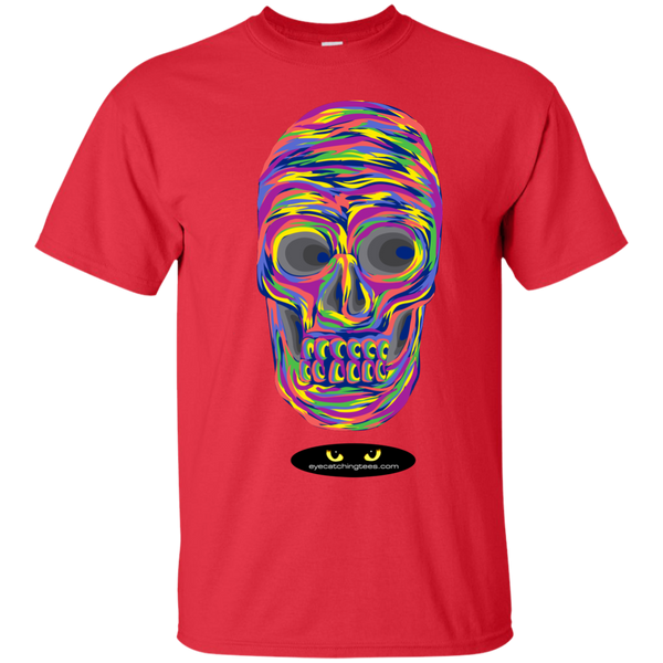 VERY Colorful Skull - Custom Ultra Cotton T-Shirt