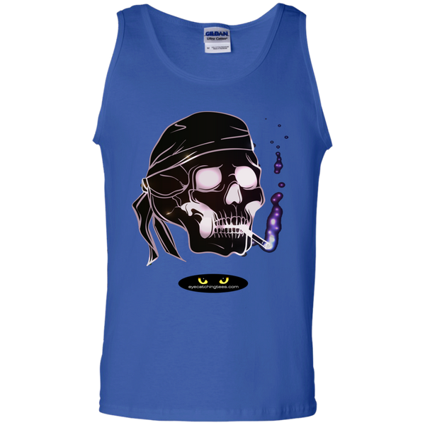 Biker Skull - 100% Cotton Tank Top