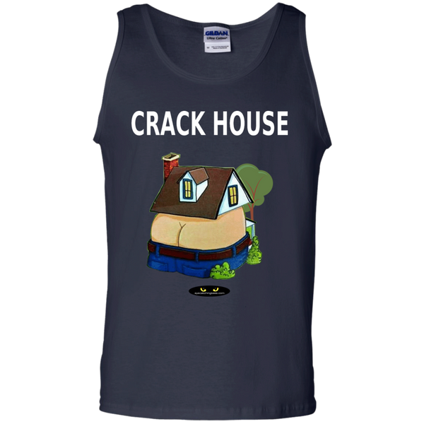 CRACK HOUSE - 100% Cotton Tank Top