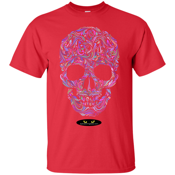 Colorful Skull Designed - Custom Ultra Cotton T-Shirt