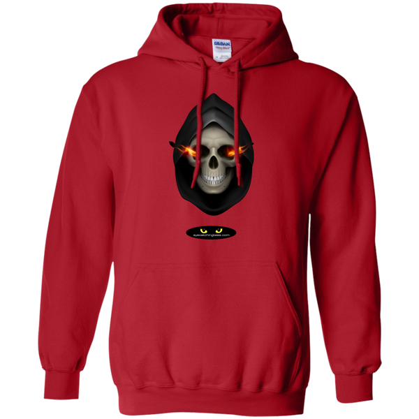 Hooded Skull - Pullover Hoodie 8 oz