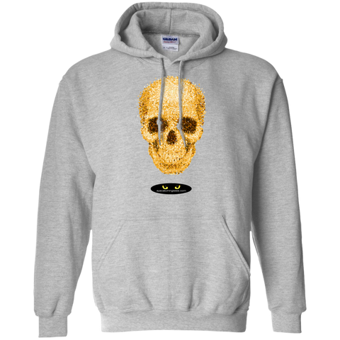 Golden Skull - Pullover Hoodie 8 oz