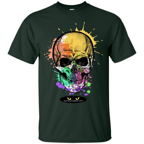 Water Color Designer Skull - Ultra Cotton Tee