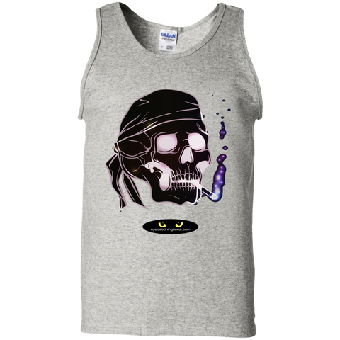 Biker Skull - 100% Cotton Tank Top