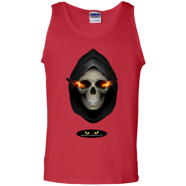 Hooded Skull - 100% Cotton Tank Top