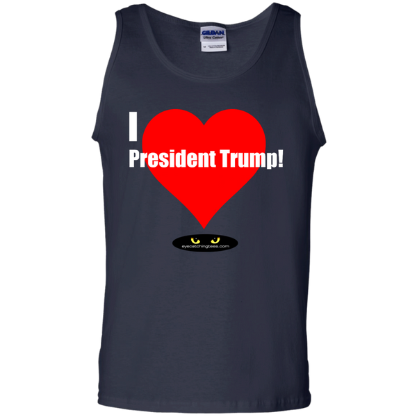 I LOVE President Trump! - Cotton Tank Top