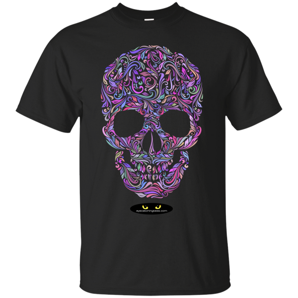 Colorful Skull Designed - Custom Ultra Cotton T-Shirt