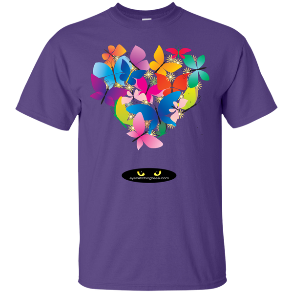 Heart Shaped Butterflies -  Ultra Cotton Tee