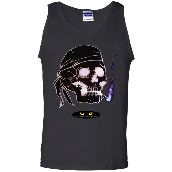 Biker Skull - 100% Cotton Tank Top