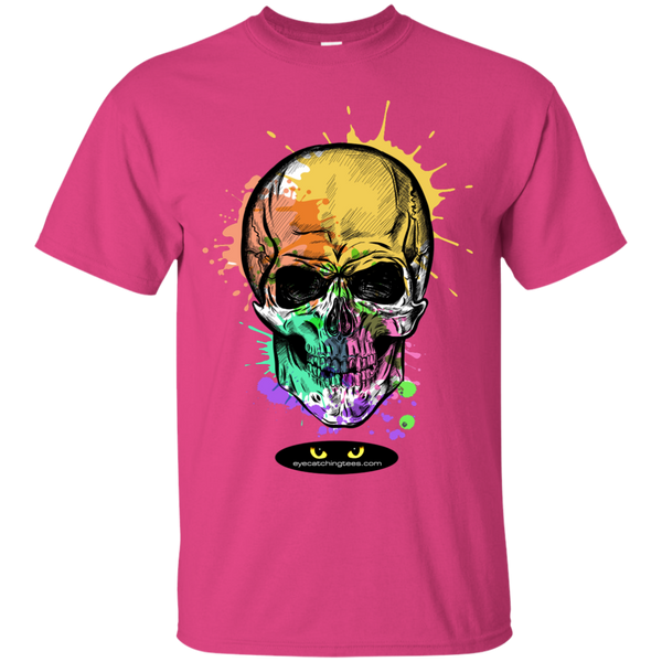 Beautiful Watercolor Skull - Custom Ultra Cotton T-Shirt