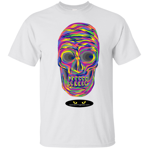 VERY Colorful Skull - Custom Ultra Cotton T-Shirt