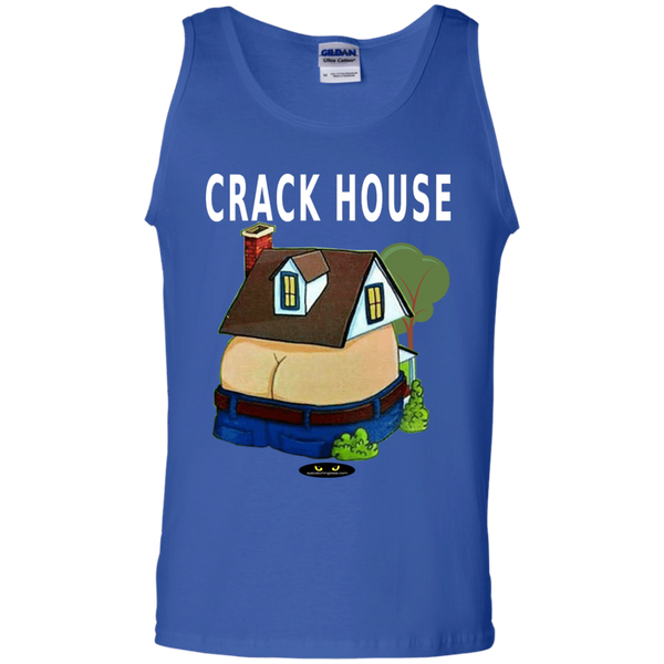 CRACK HOUSE - 100% Cotton Tank Top