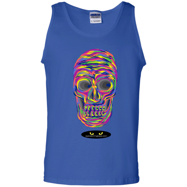 Multi Colored Skull - 100% Cotton Tank Top