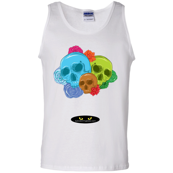 Skulls & Roses - 100% Cotton Tank Top