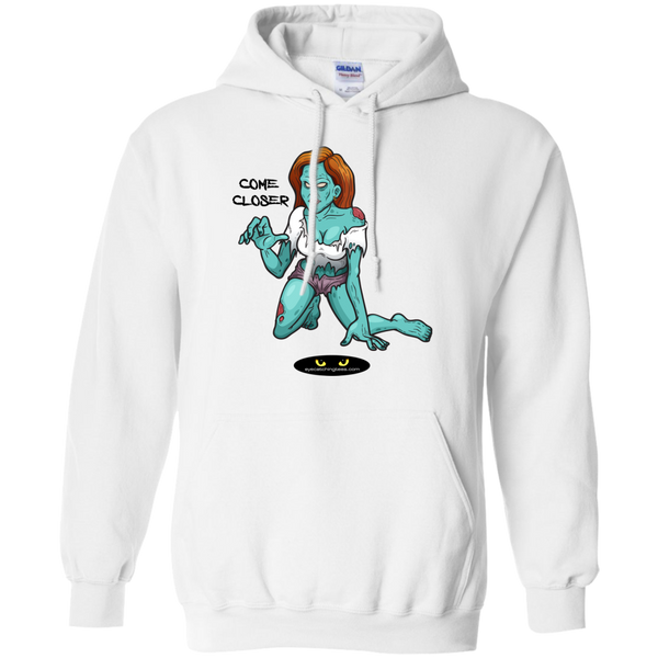 Zombie Girl Pullover Hoodie 8 oz