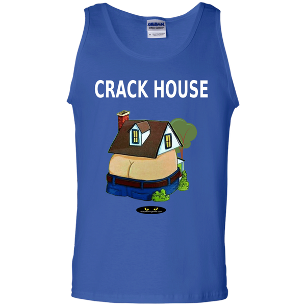 CRACK HOUSE - 100% Cotton Tank Top