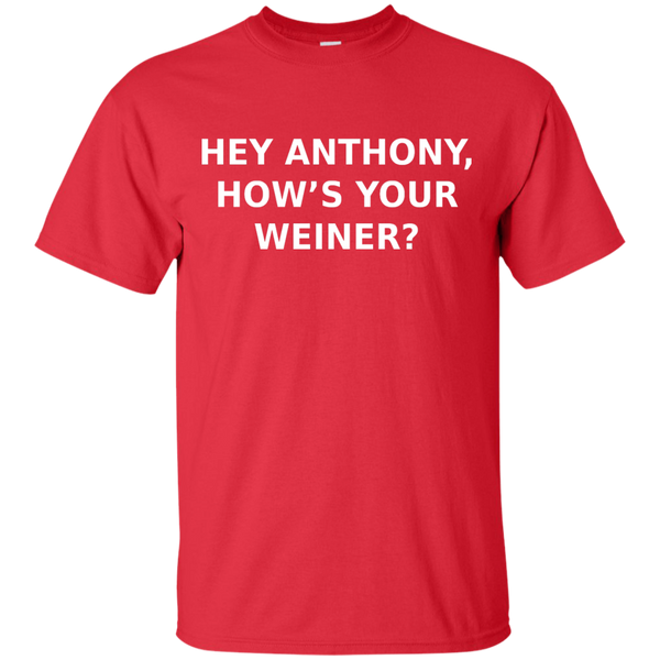 Hey Anthony, How's Your Weiner? - T-Shirt