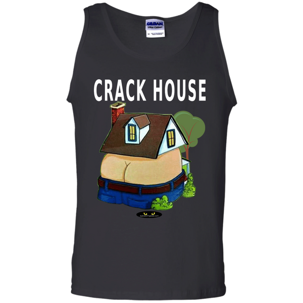 CRACK HOUSE - 100% Cotton Tank Top