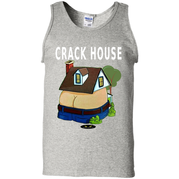 CRACK HOUSE - 100% Cotton Tank Top