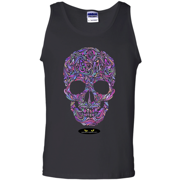 Colorful Skull - 100% Cotton Tank Top