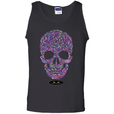 Colorful Skull - 100% Cotton Tank Top