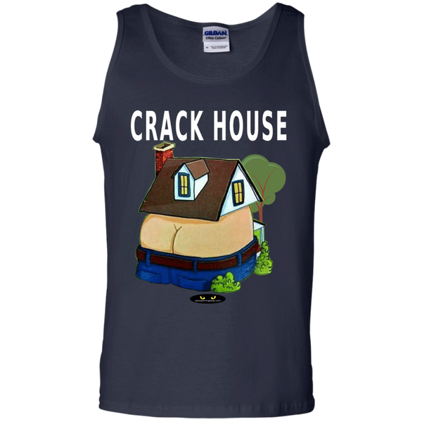 CRACK HOUSE - 100% Cotton Tank Top