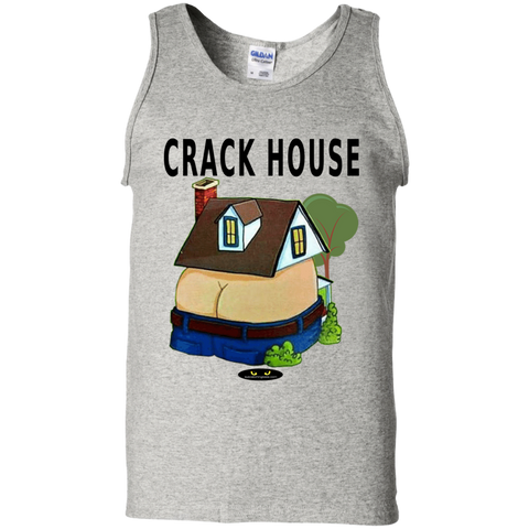 CRACK HOUSE - 100% Cotton Tank Top