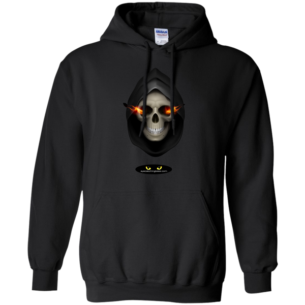 Hooded Skull - Pullover Hoodie 8 oz