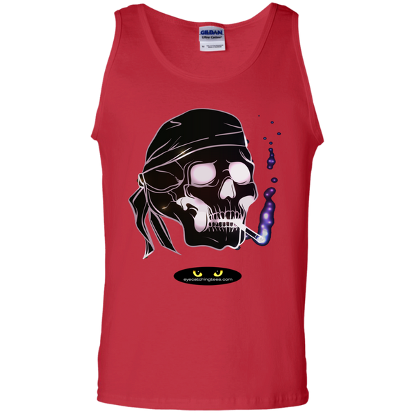 Biker Skull - 100% Cotton Tank Top