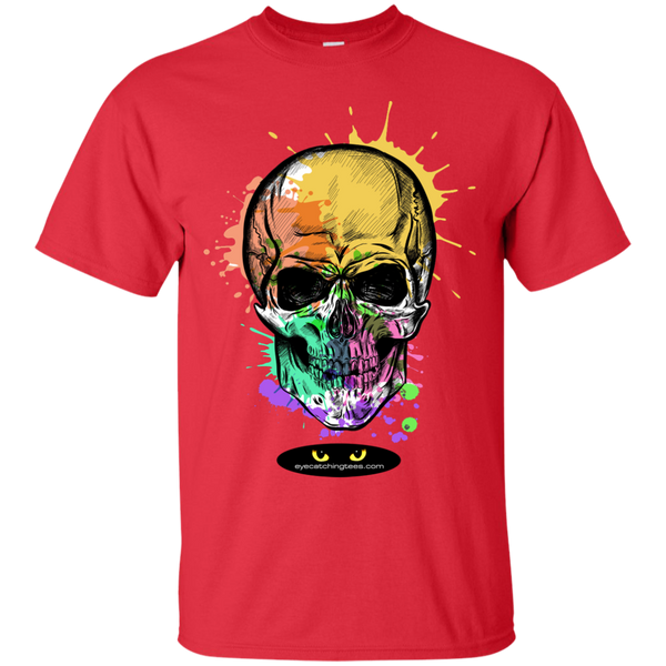 Beautiful Watercolor Skull - Custom Ultra Cotton T-Shirt