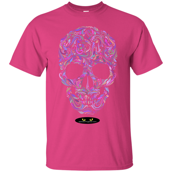 Colorful Skull Designed - Custom Ultra Cotton T-Shirt