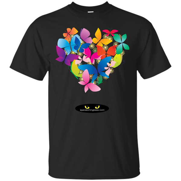 Heart Shaped Butterflies -  Ultra Cotton Tee