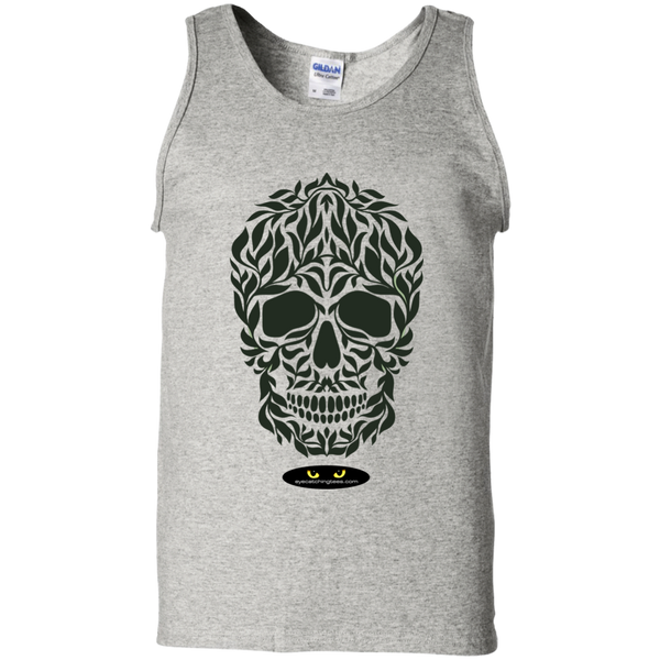 Ornate Skull - 100% Cotton Tank Top