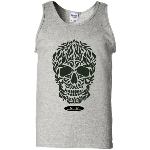 Ornate Skull - 100% Cotton Tank Top