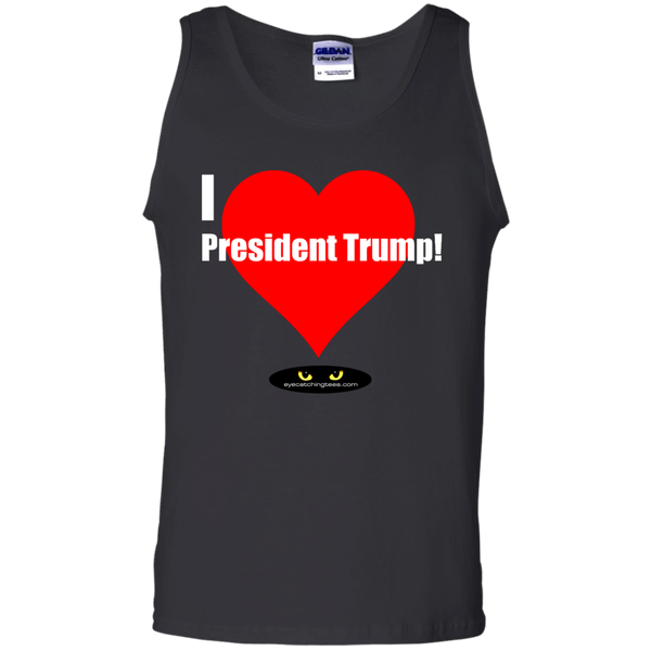 I LOVE President Trump! - Cotton Tank Top