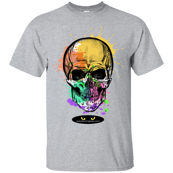 Beautiful Watercolor Skull - Custom Ultra Cotton T-Shirt