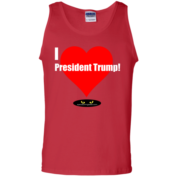 I LOVE President Trump! - Cotton Tank Top