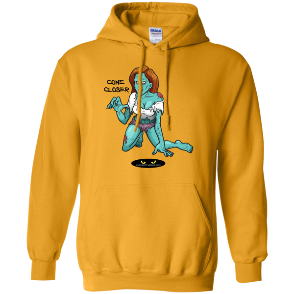 Zombie Girl Pullover Hoodie 8 oz